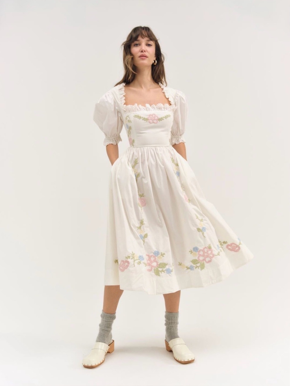 RARE For Love and Lemons Erin Midi Dress NWT 🌸
